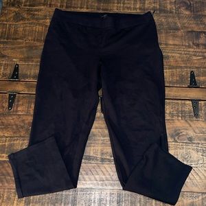 Ann Taylor Professional Business Leggings with zipper on side
